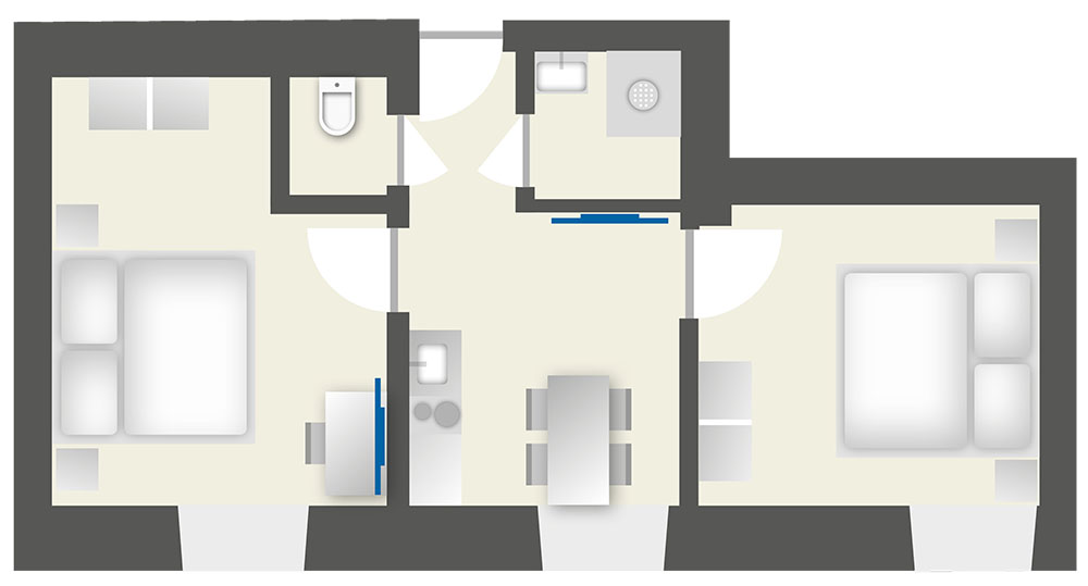 Apartment/Ferienwohnung in Salzburg für 4 Personen, 3 Zimmer